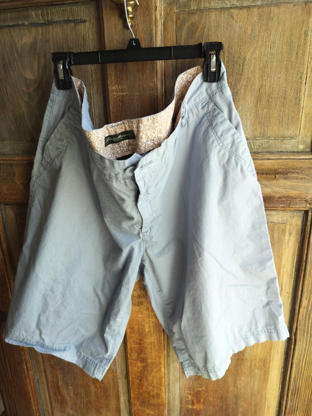 Eddie Bauer Women's Plus Size Khaki Shorts - Light Blue